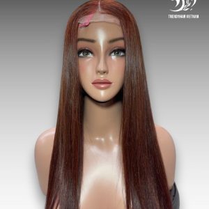18 Inch Wig Brown Color 200 grams Human Hair Lace Wig – Premium Virgin or Raw Hair with HD/Transparent Lace
