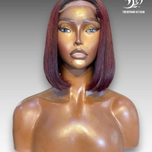 8 Inch Wig Color 200 grams Human Hair Lace Wig - Customizable with Transparent or HD Lace