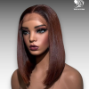 14 Inch Wig Brown Color 250 grams Human Hair Lace Wig – Trendyhair