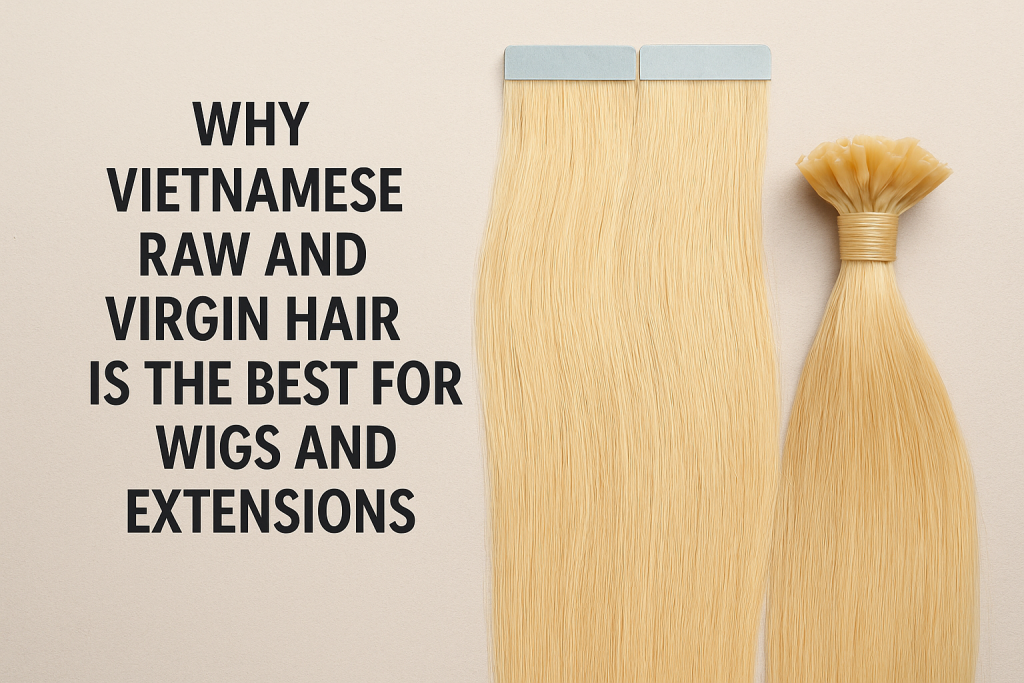 "Vietnamese raw and virgin hair wigs and extensions by TrendyHair"