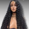 28 Inch Wig Black Color 300 grams Human Hair Lace Wig – Virgin or Raw Hair
