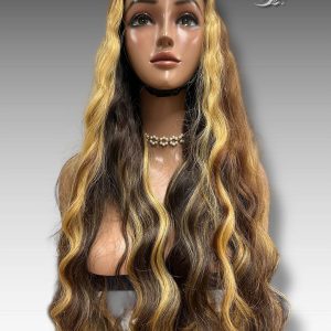 28 Inch Wig Piano Color 300 grams Human Hair Lace Wig – Virgin or Raw Hair