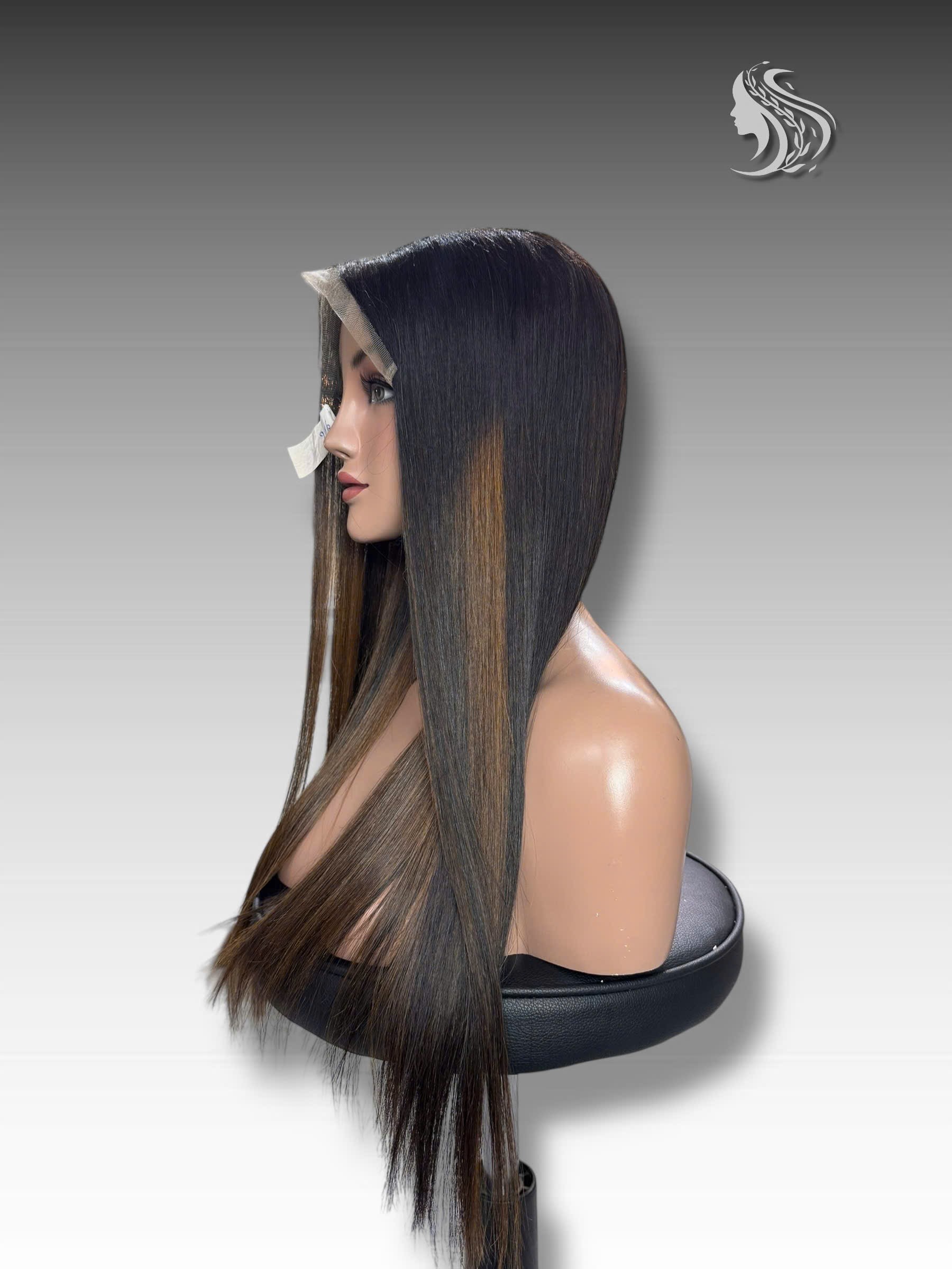 24 Inch Wig Piano Color 270 grams Human Hair Lace Wig – Premium Virgin Hair