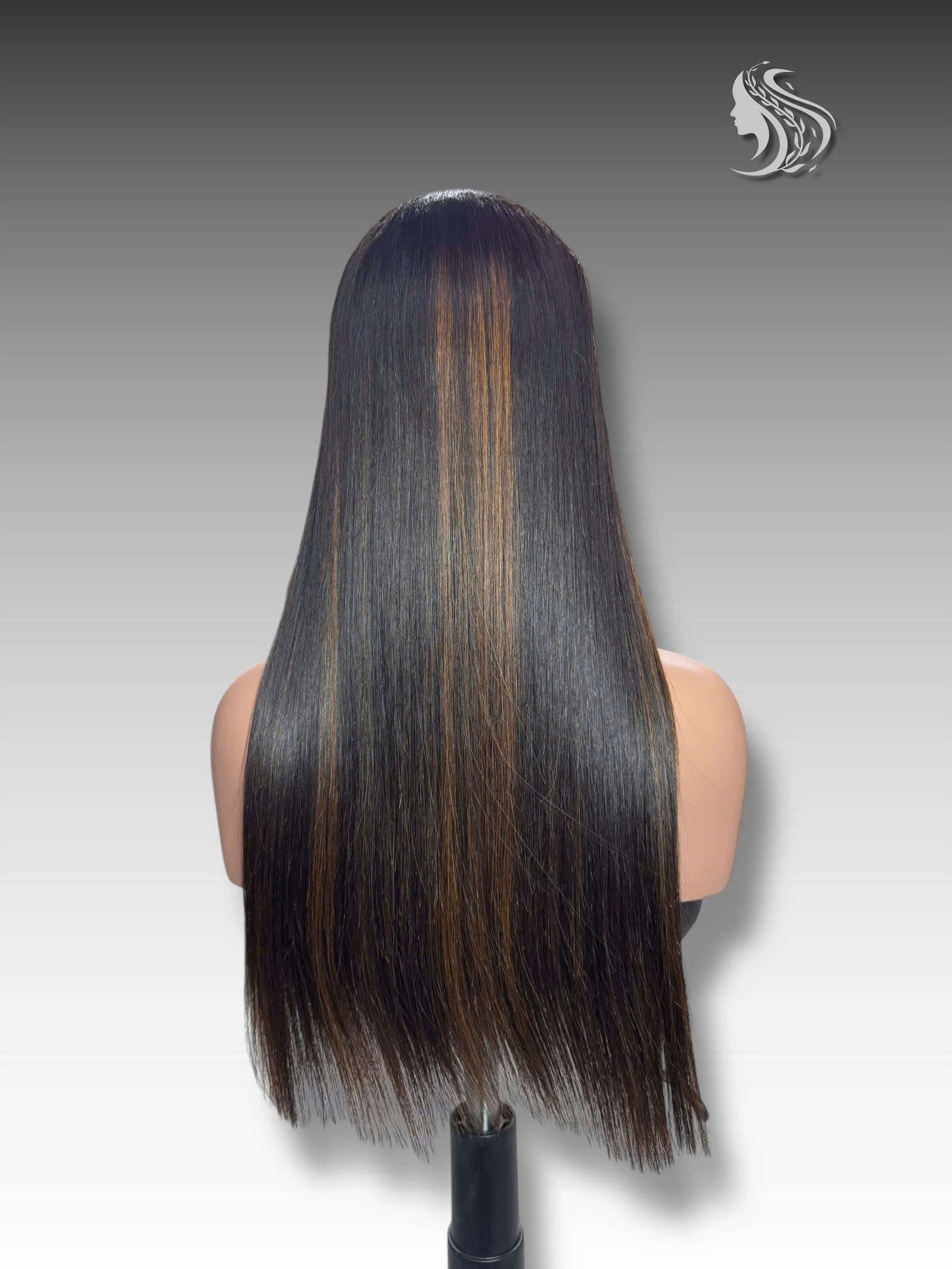 24 Inch Wig Piano Color 270 grams Human Hair Lace Wig – Premium Virgin Hair