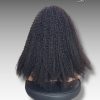 24 Inch Wig Black Color 270 grams Human Hair Lace Wig – Customizable Color & Style