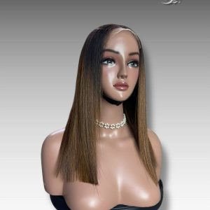 16 Inch Wig Ombre Color 250 grams Human Hair Lace Wig – Customizable Lace & Style