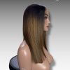 16 Inch Wig Ombre Color 250 grams Human Hair Lace Wig – Customizable Lace & Style
