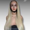 28 Inch Wig Ombre Color 300 grams Human Hair Lace Wig