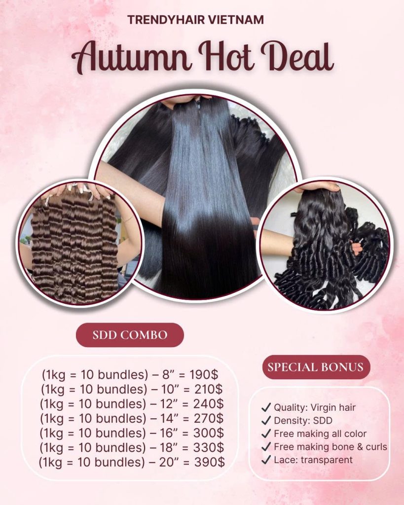 Combo Autumn Hot Deal Vietnamese Human Hair