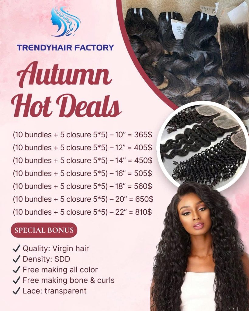 Combo Autumn Hot Deal Vietnamese Human Hair