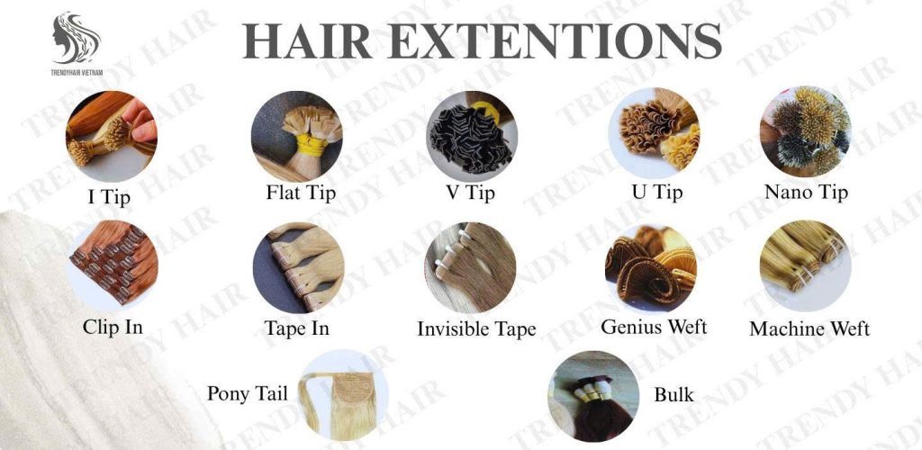 Woman wearing stylish 2025 hair extension trends in sleek and voluminous look