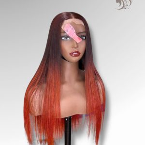 26 Inch Wig Ombre Color 280 grams Human Hair Lace Wig