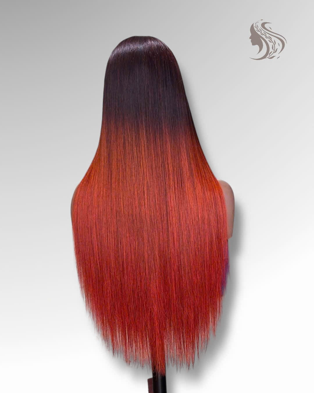 26 Inch Wig Ombre Color 280 grams Human Hair Lace Wig