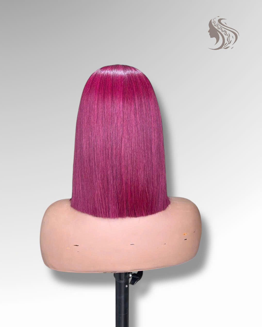 12 Inch Wig Ombre Color 230 grams Human Hair Lace Wig