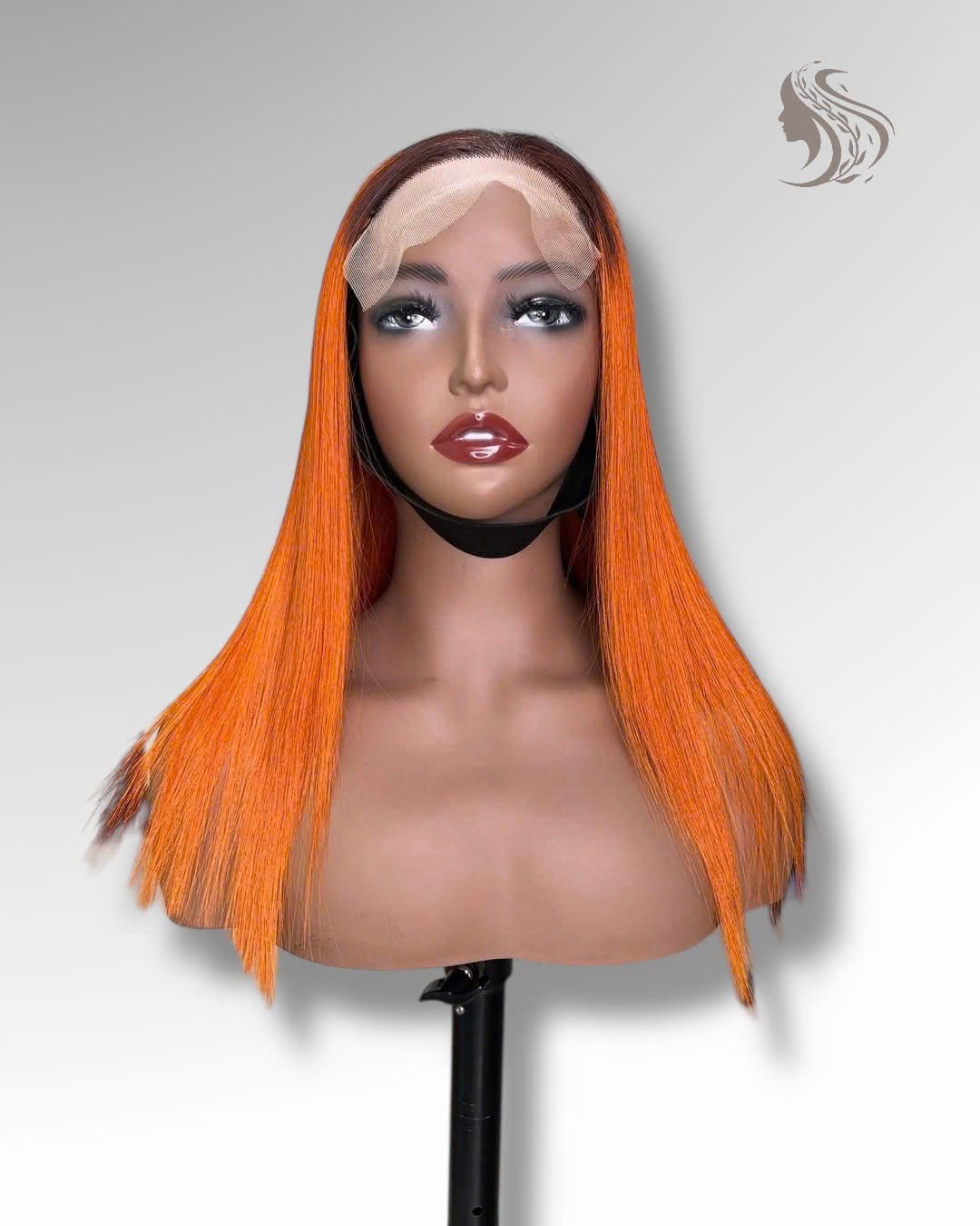 20 Inch Wig Ombre Color 250 grams Human Hair Lace Wig