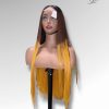 34 Inch Wig Ombre Color 350 grams Human Hair Lace Wig