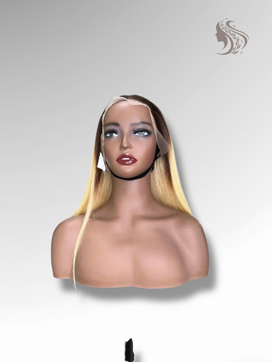 20 Inch Wig Ombre Color 250 grams Human Hair Lace Wig