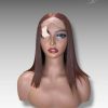 16 Inch Wig Brown Color 250 grams Human Hair Lace Wig
