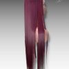 34 Inch Wig Burgundy Color 350 grams Human Hair Lace Wig