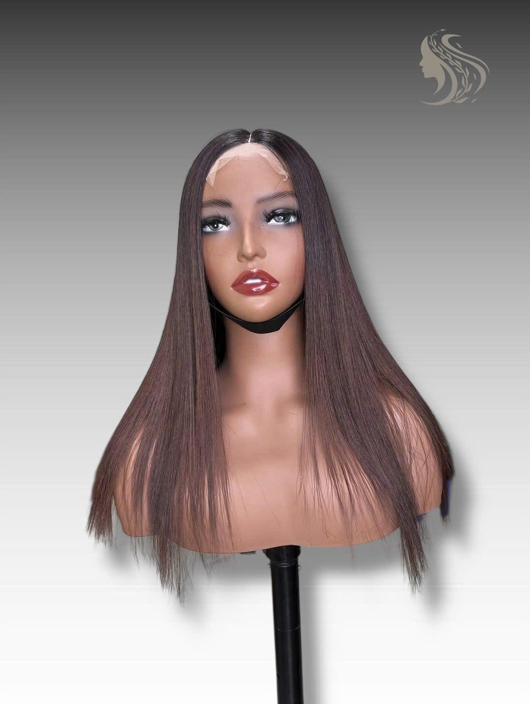 20 Inch Wig Ombre Color 250 grams Human Hair Lace Wig