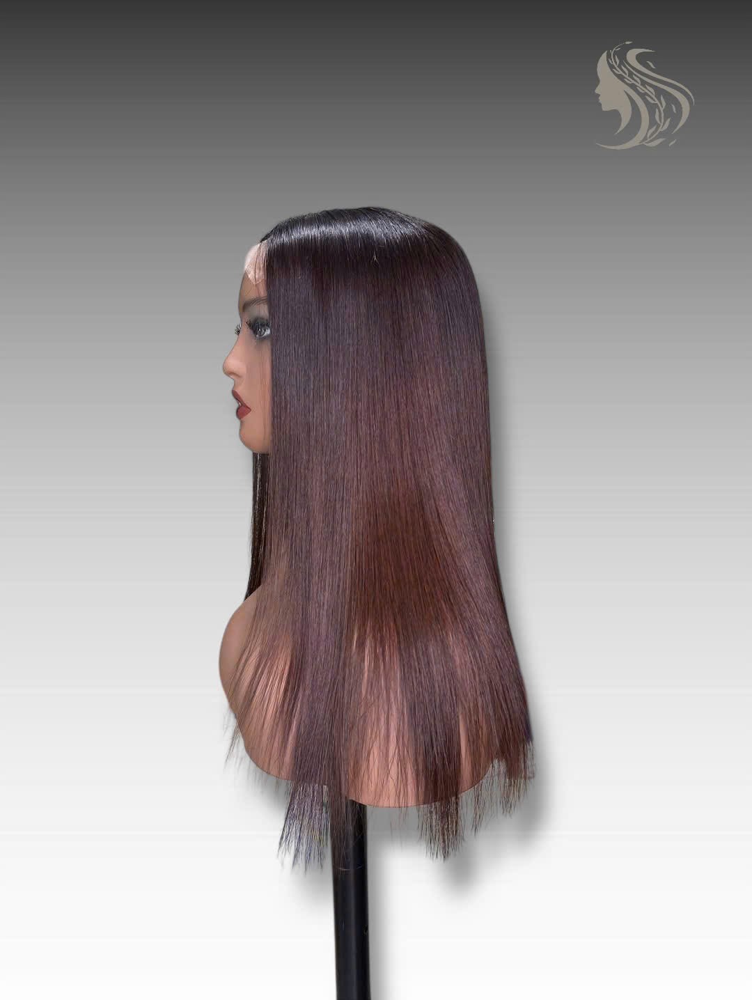 20 Inch Wig Ombre Color 250 grams Human Hair Lace Wig