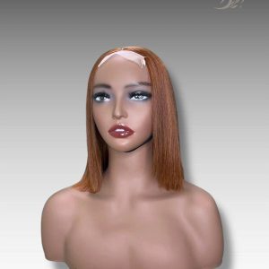 16 Inch Wig Brown Color 250 grams Human Hair Lace Wig