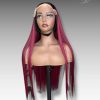 34 Inch Wig Piano Color 350 grams Human Hair Lace Wig
