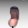 12 Inch Wig Ombre Color 230 grams Human Hair Lace Wig