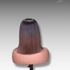 12 Inch Wig Ombre Color 230 grams Human Hair Lace Wig