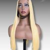 28 Inch Wig Ombre Color 300 grams Human Hair Lace Wig