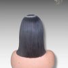 12 Inch Wig Black With Highlight Color 230 grams Human Hair Lace Wig