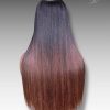 28 Inch Wig Ombre Color 300 grams Human Hair Lace Wig