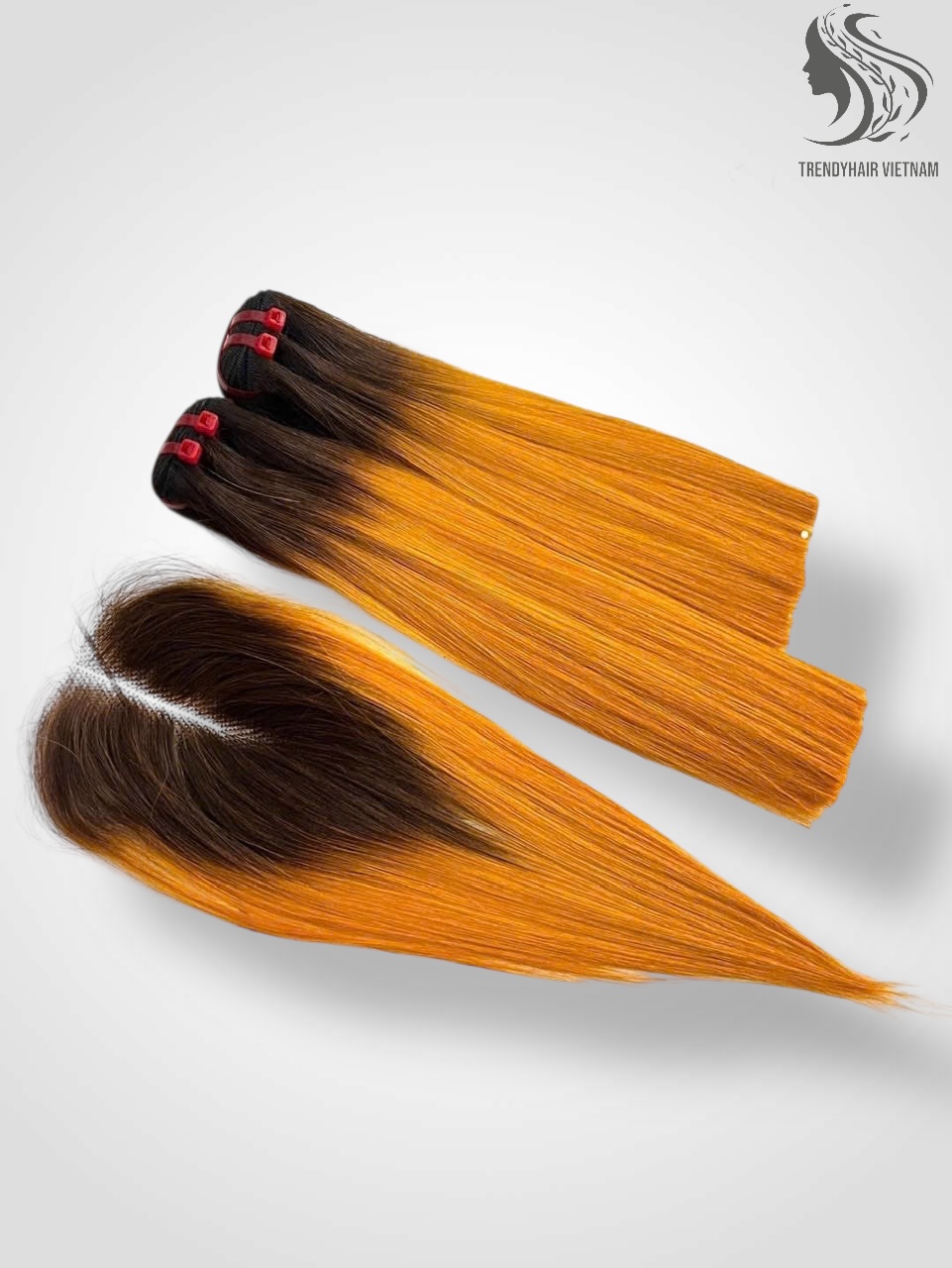 Combo 2 Bundles And 1 Closure 4*4 Vietnamese Human Hair