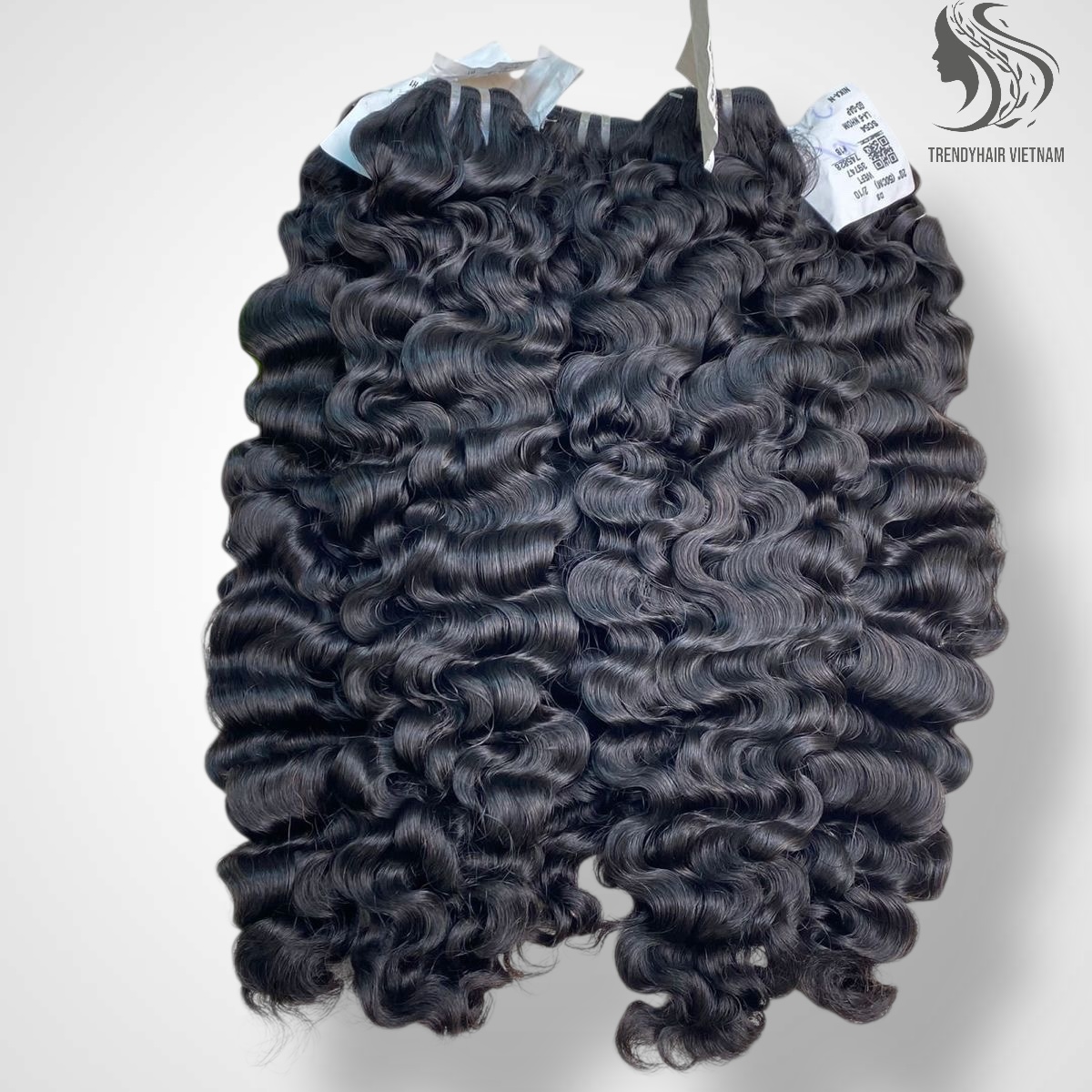 Burmese Black Color And Colored Human Hair Bundles 100 Grams