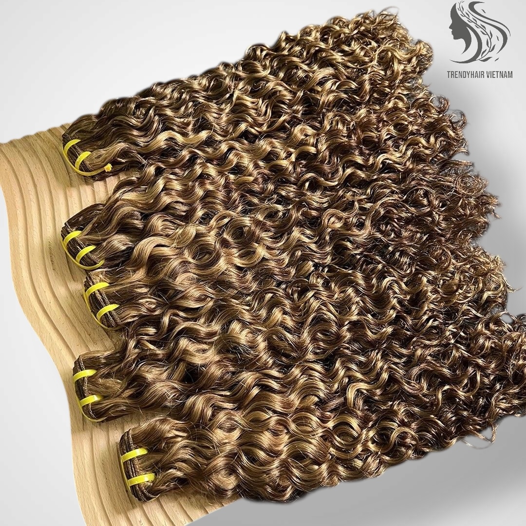 Pixie And Jerry Curl Black Color And Colored Human Hair Bundles 100 Grams