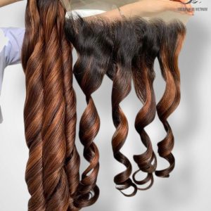 Combo 3 Bundles And 1 Frontal 13x4 Vietnames Human Hair