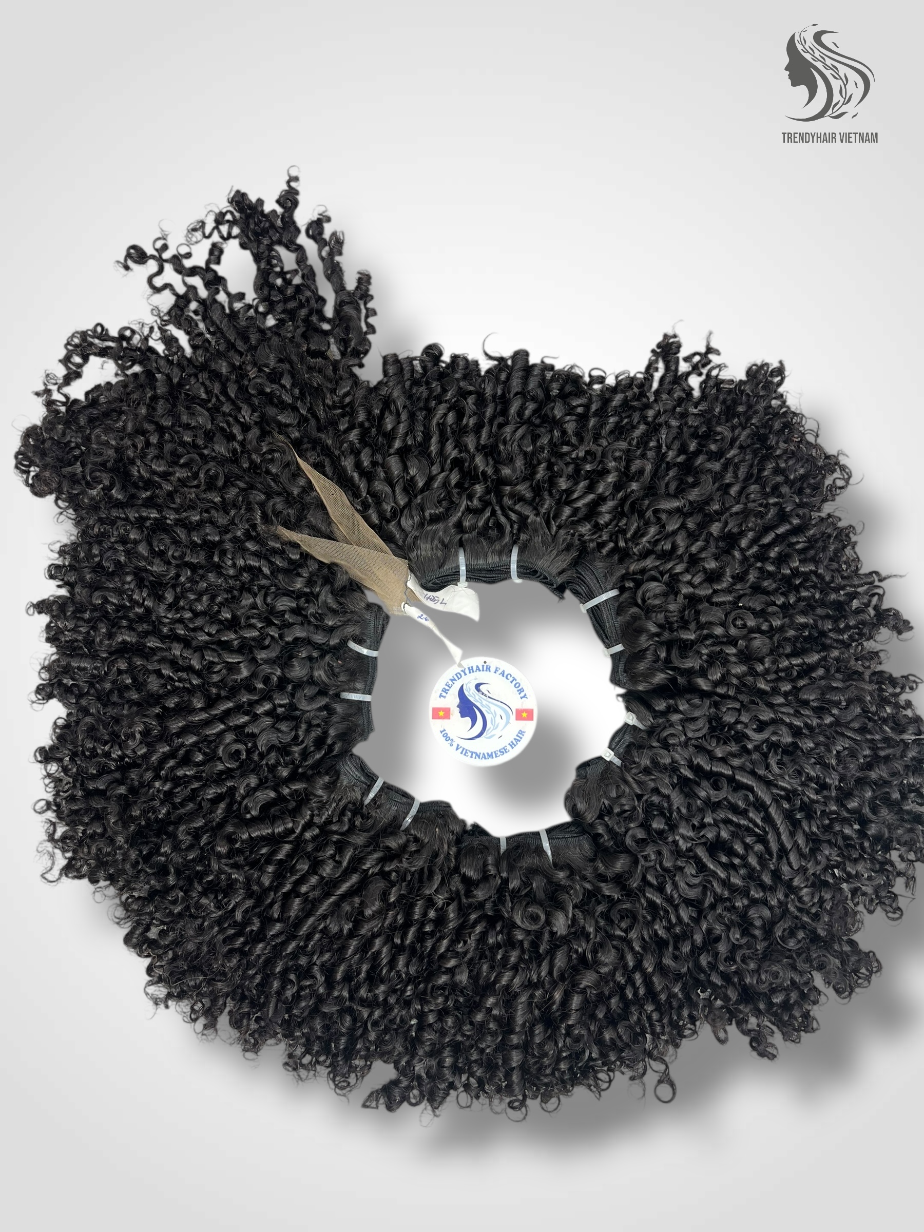 Pixie And Jerry Curl Black Color And Colored Human Hair Bundles 100 Grams