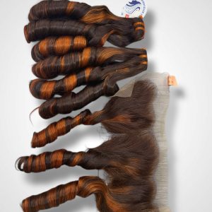 Combo 2 Bundles And 1 Frontal 13x4 Vietnames Human Hair