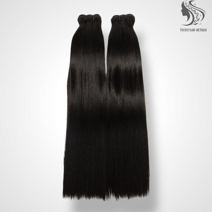Straight Black Color And Colored Human Hair Bundles 100 Grams