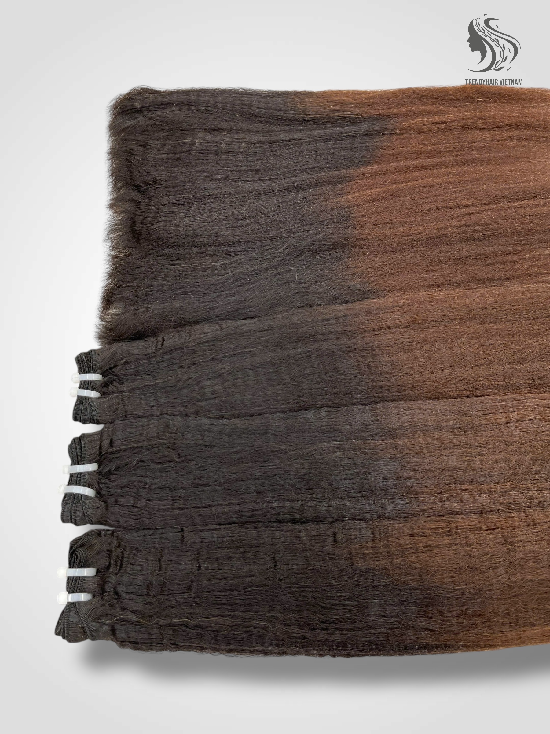 Kinky Straight And Afro Curl Black Color And Colored Human Hair Bundles 100 Grams