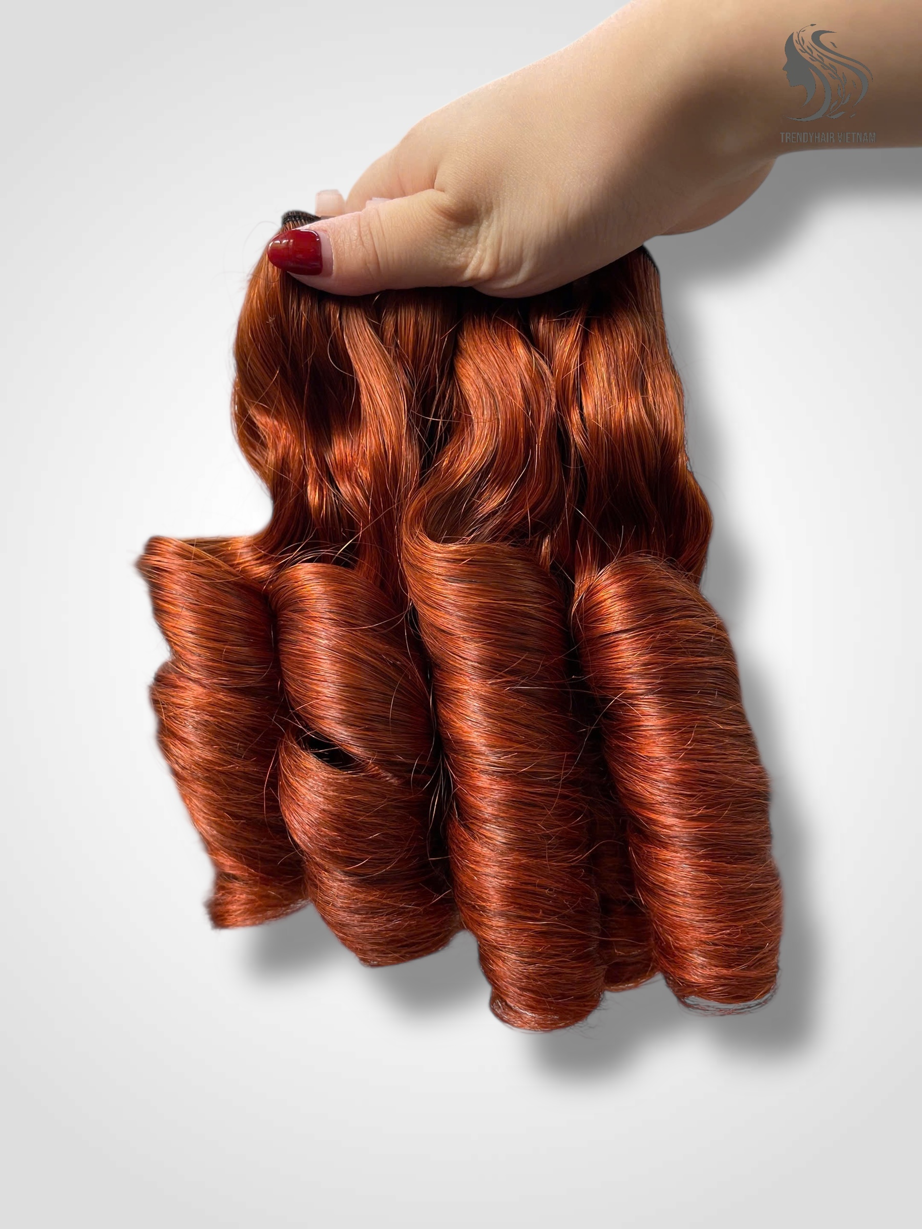 Bouncy Black Color And Colored Human Hair Bundles 100 Grams