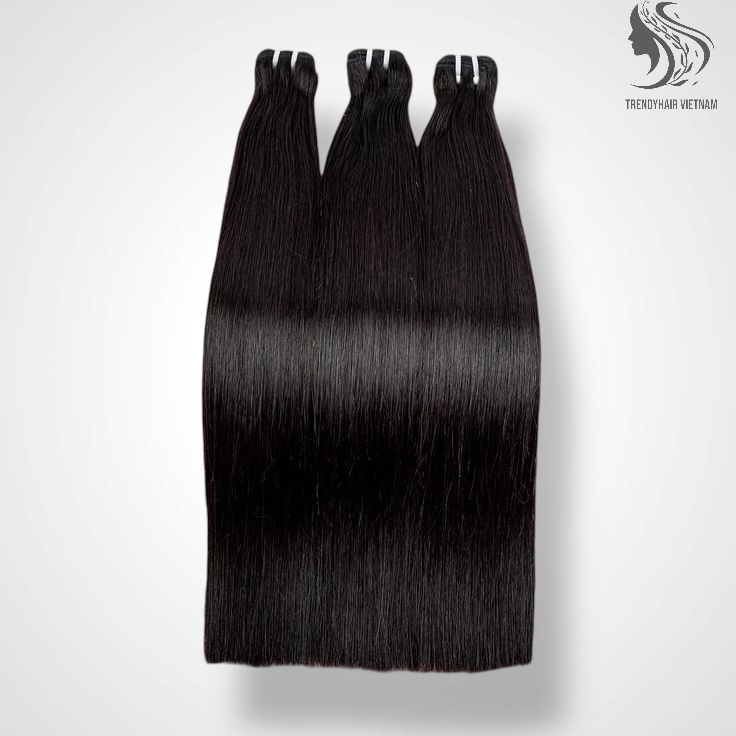 Straight Black Color And Colored Human Hair Bundles 100 Grams