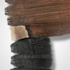 Kinky Straight And Afro Curl Black Color And Colored Human Hair Bundles 100 Grams