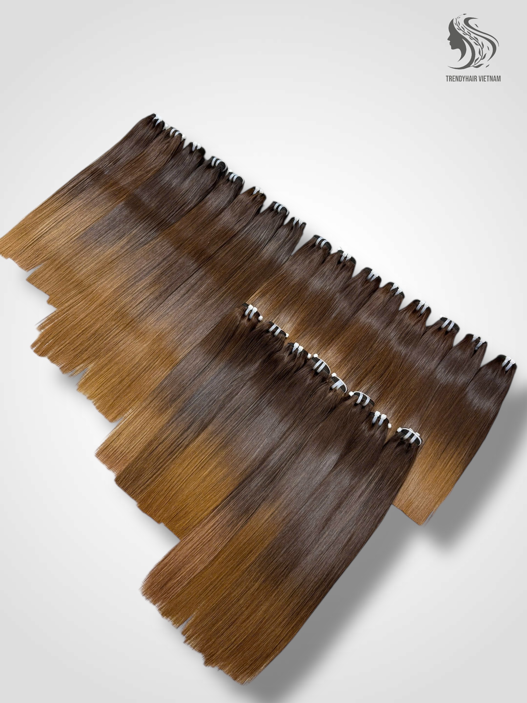 Straight Black Color And Colored Human Hair Bundles 100 Grams