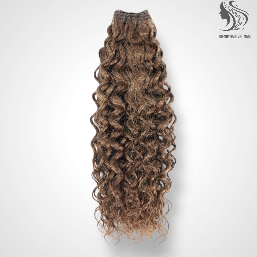 Water Wave Black Color And Colored Human Hair Bundles 100 Grams