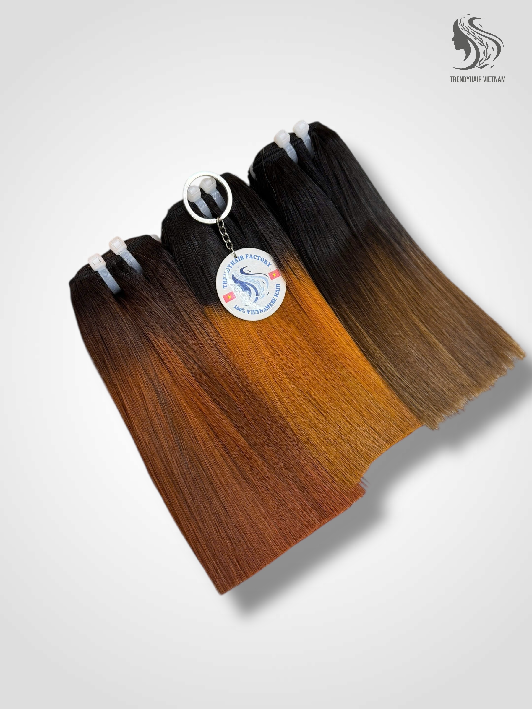 Straight Black Color And Colored Human Hair Bundles 100 Grams