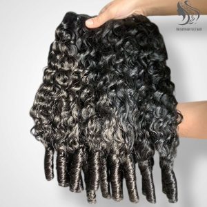 Other Curl Black Color And Colored Human Hair Bundles 100 Grams