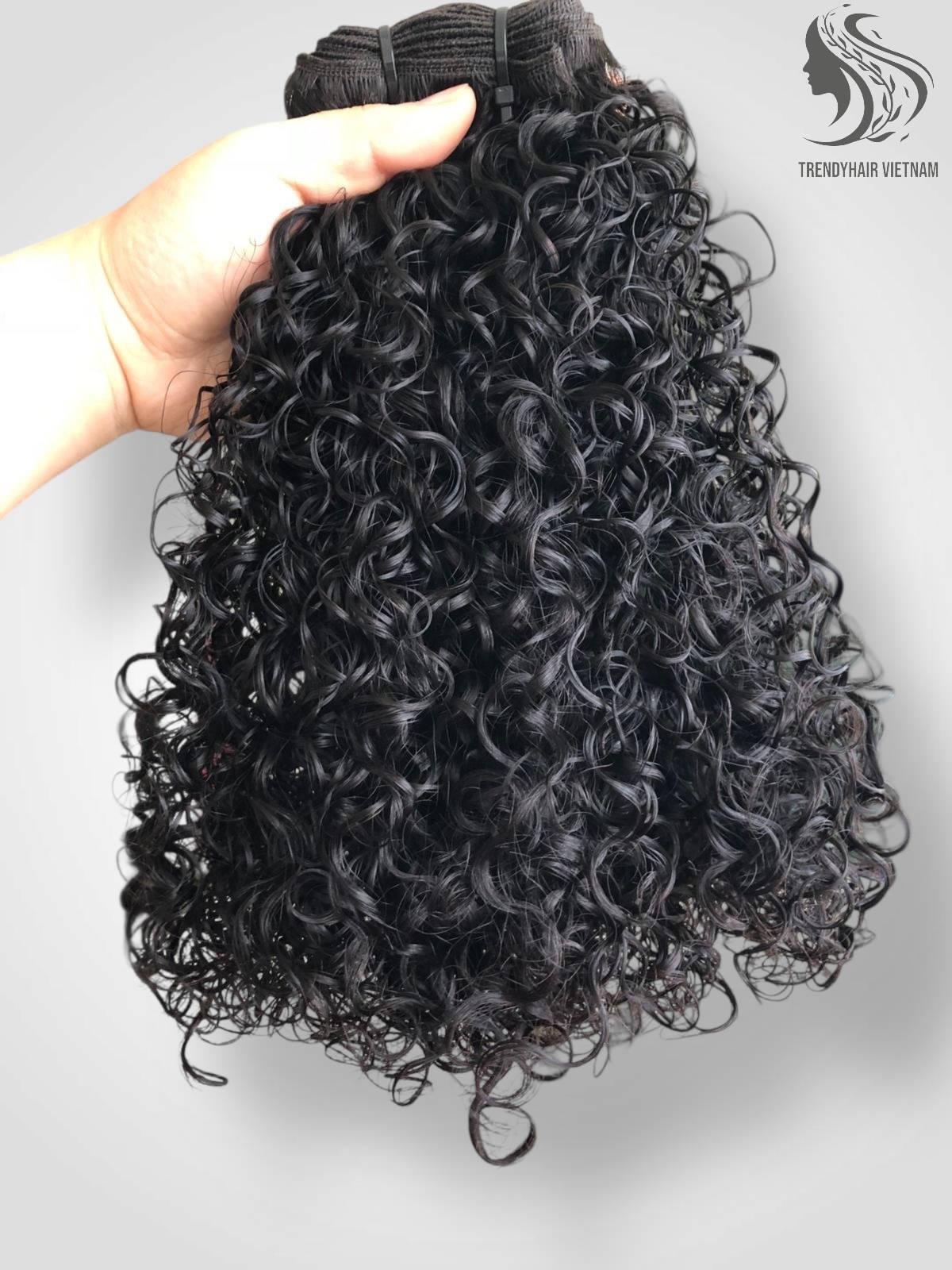 Water Wave Black Color And Colored Human Hair Bundles 100 Grams