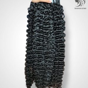 Burmese Black Color And Colored Human Hair Bundles 100 Grams
