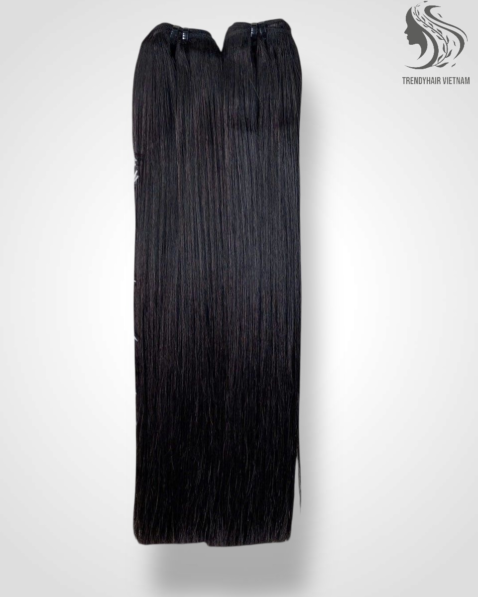 Straight Black Color And Colored Human Hair Bundles 100 Grams